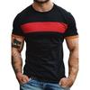 Retro Koszulki z Grafiką Paskami dla Mężczyzn Moda Letnia Krótki Rękaw Koszulki Drukowane 3D Trend Streetwear Luźne Bluzy T-shirty