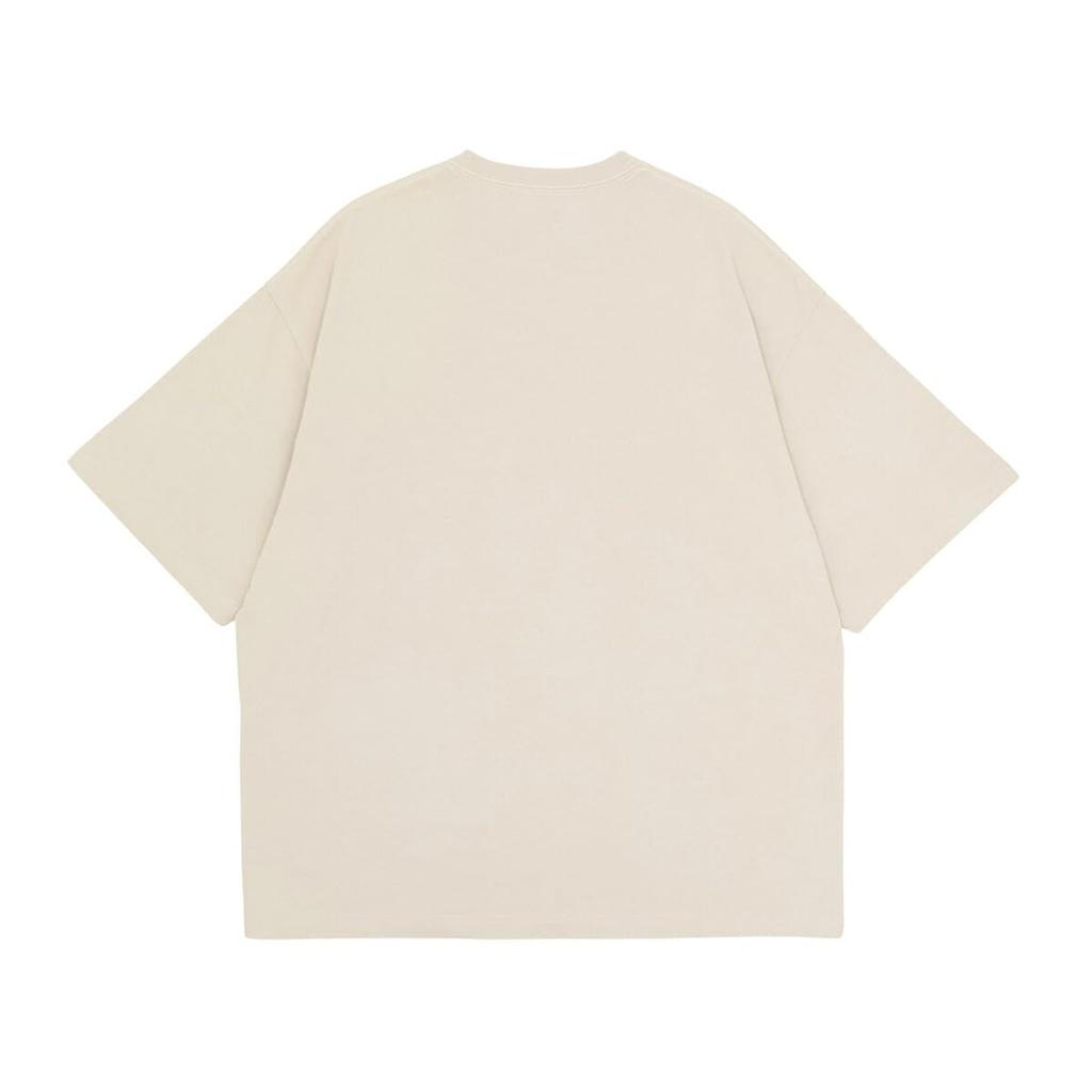 New Era Short Sleeve T-Shirt, ONSPOTZ Exclusive, Oversized Stone, Medium, S/S, Oversized Cotton Pocket Tee with Mini Brand Logo