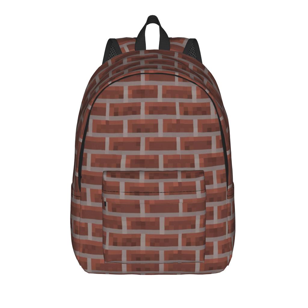 Creepers Big Face Videogame Casual Backpack Sports Student Work Daypack for Men Women Laptop Computer Canvas Bags