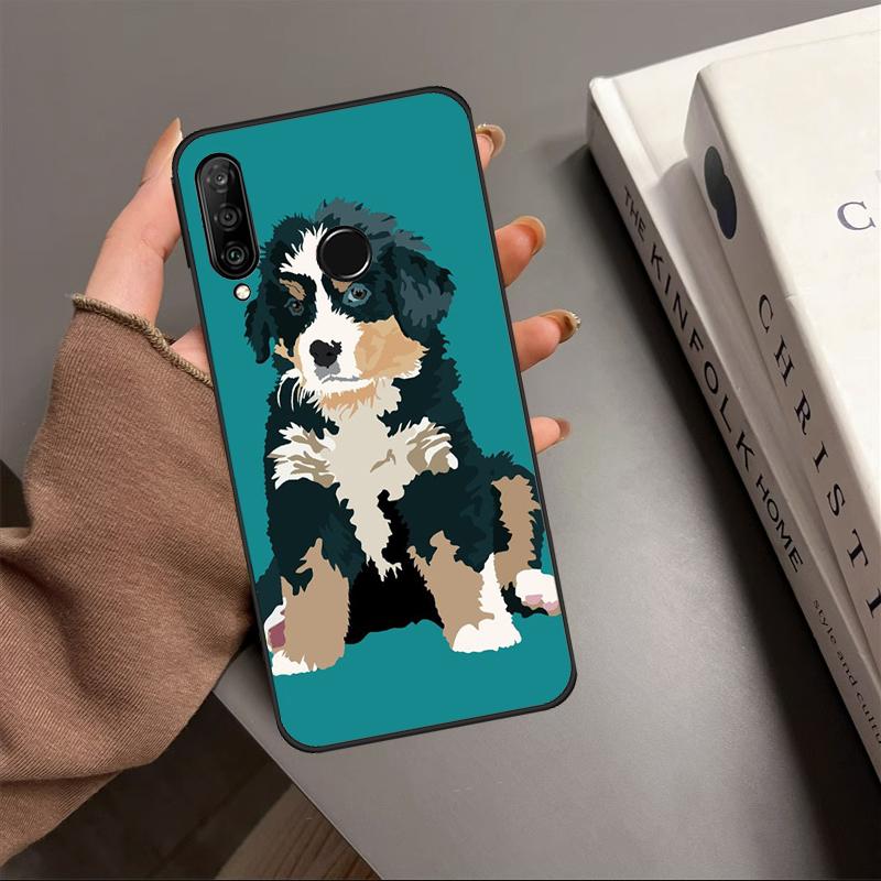 Bernese Mountain Dog For Huawei P20 P40 Lite P60 P30 Pro Nova 5T 9 10 SE 12s 12i 11i Y90 Y70 Y60 Y61 Y91 Y72 Case
