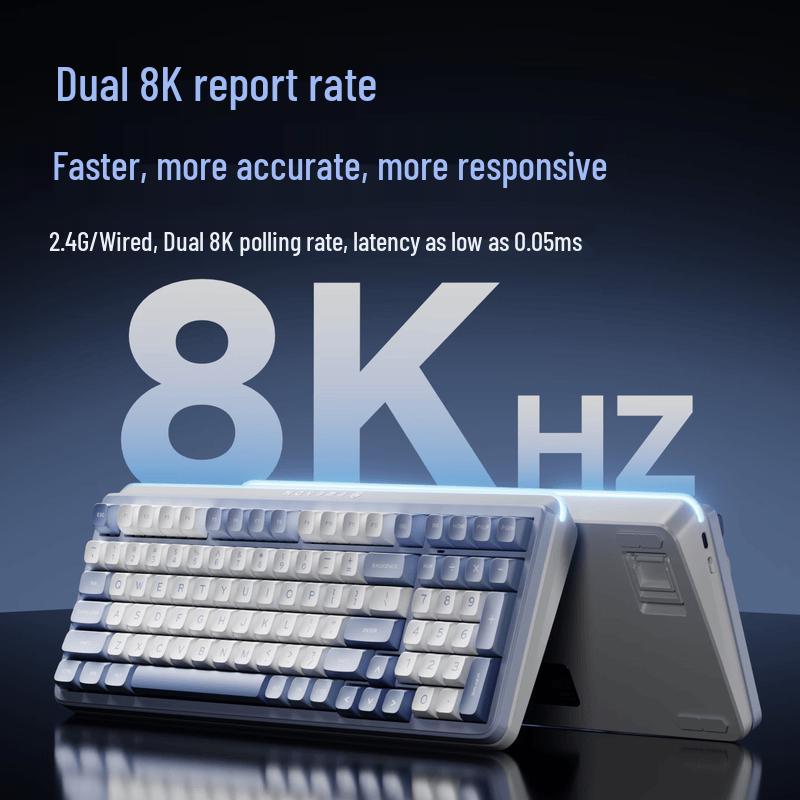EWEADN ES98 Tri-Mode Gasket Hot-Swappable Mechanical Keyboard