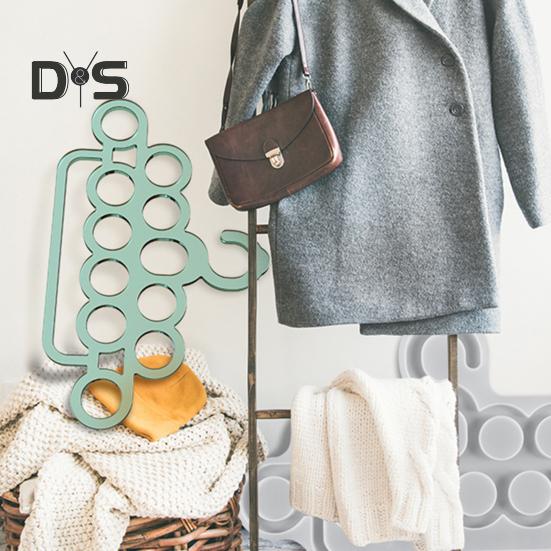 Silicone Hanger Mold 8/11 Rings Handmade Clothes Scarf Tie Belt Hanger Epoxy Resin Casting Mold Hanger Making Mould DIY Craft Lovers Gift