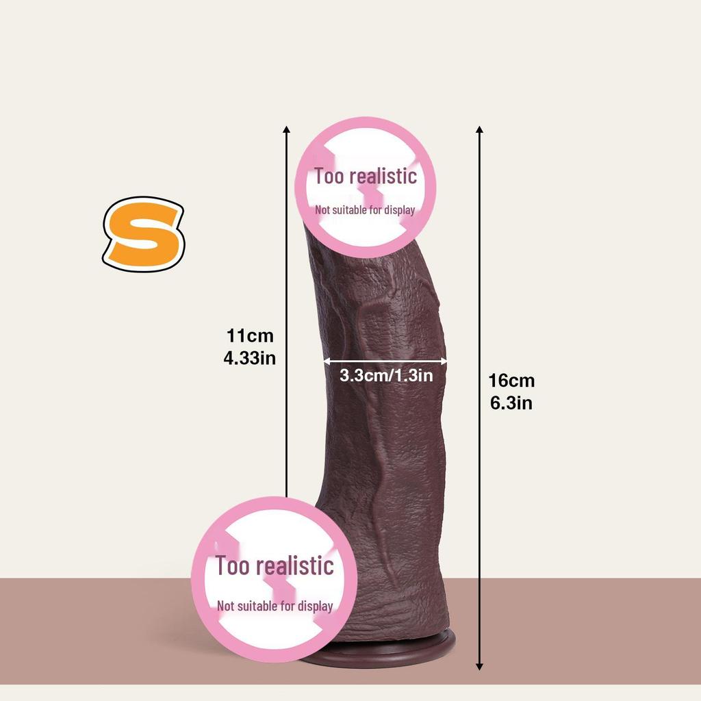 Realistic Suction Cup Penis Adult Toy - Soft Flesh Masturbator