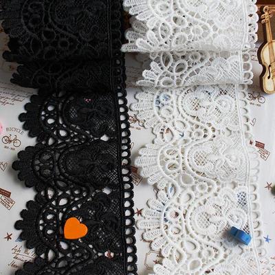 DIY vodou rozpustná čipkovaná látka na výšivku na ozdobu lemu sukne