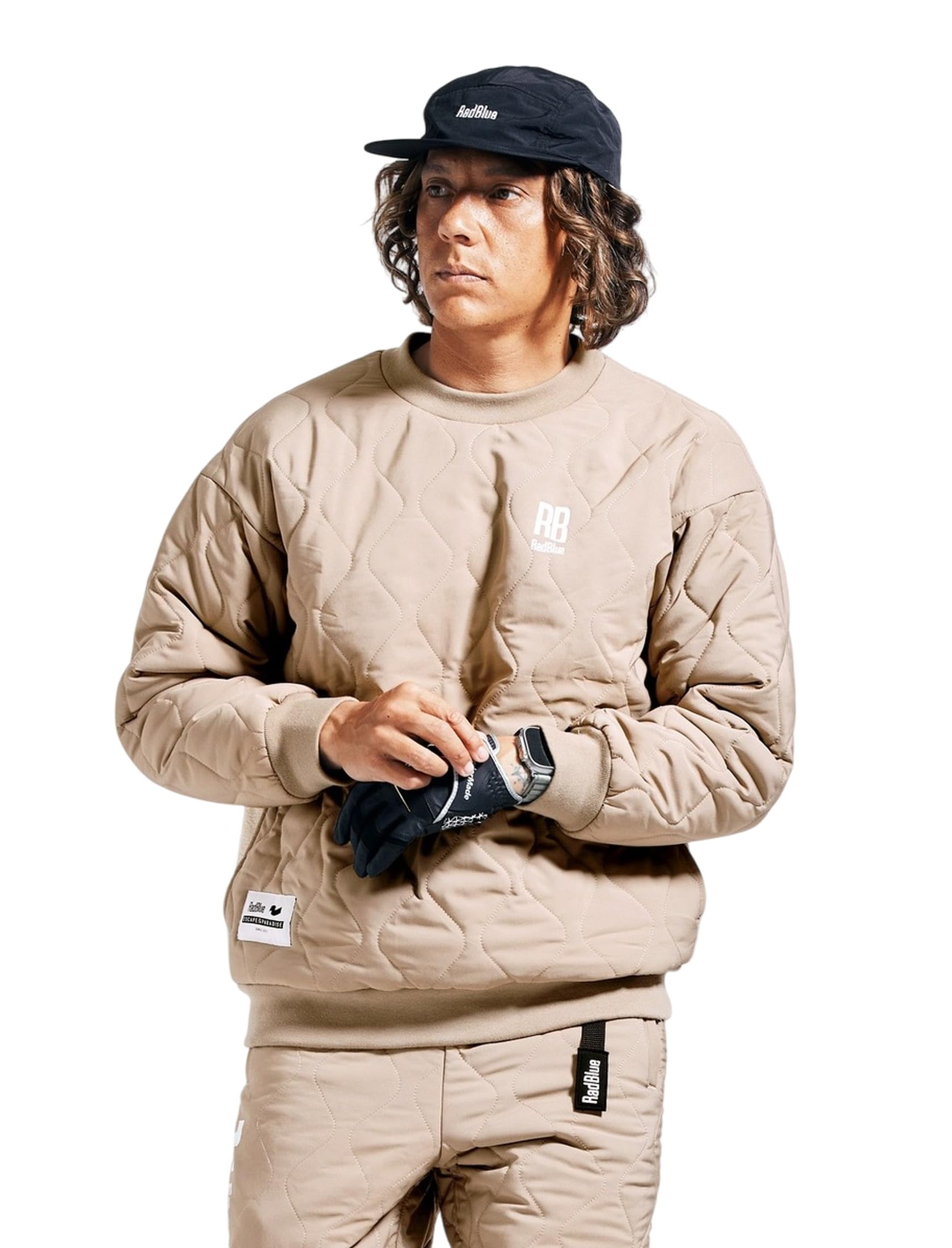 

Rad Blue Quilted Sneed Jacket with Golf Size 250255 Men s (Compatible All-Purpose Jackets) - Beige, (Beige, Small) бежевий