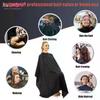 Professional Hairdressing Hair Cutting Cape With Adjustable Snap Closure Salon Barber Cape 140*120cm Waterproof Hairdressing