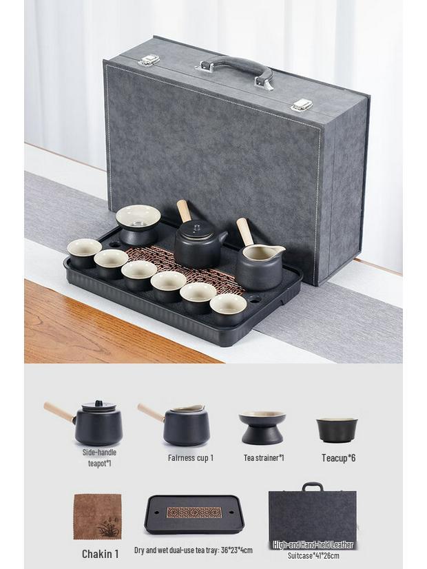 Naijiang Light Luxury Portable Ceramic Tea Set