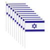 Israel Flag Flag Set Small Handheld Flag 5x8 Inches Israel Flag Flag Set Small Handheld Flag 8x12 Inches