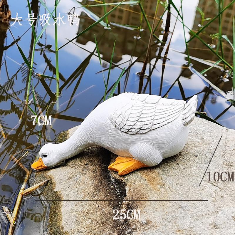 Simulation Animal Sucking Duck Ornaments
