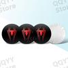 4Pcs 56mm Aluminium Red Spider Logo Car Wheel Center Hub Cap Rims Dust-proof Cover Hubcaps Sticker For Universal Car Accessories