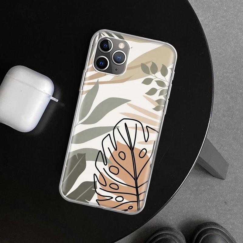 Abstract Women Face Line Phone Case Cover for iPhone 11 12 13 Mini 14 15 Plus 16 Pro Max 17 Air 7 8 + SE Art Customized Fundas 1