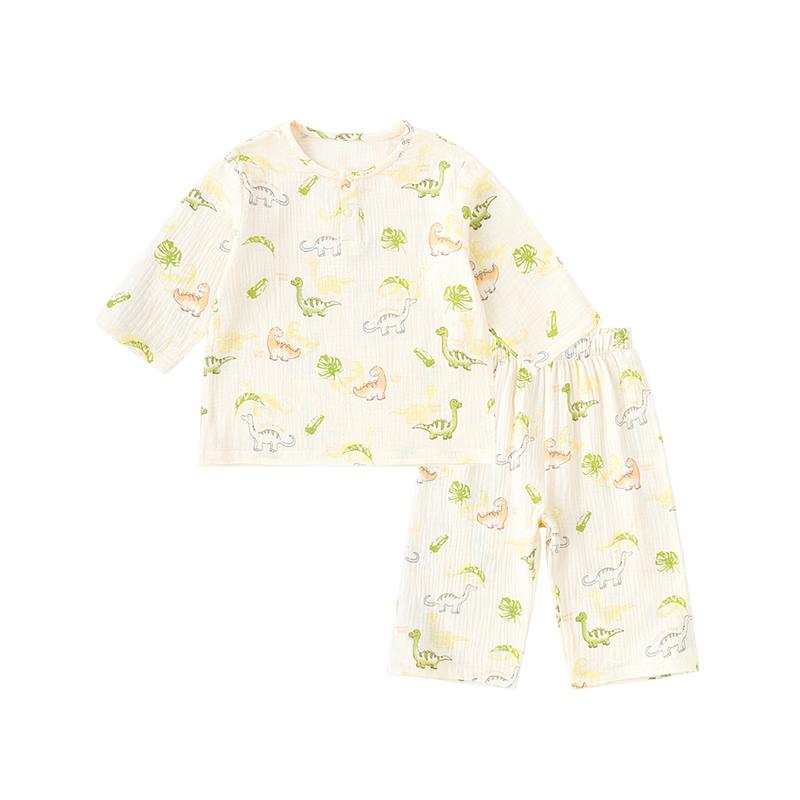 Dudu s Home 100% Cotton Kids Summer Pajama & Homewear Set 100