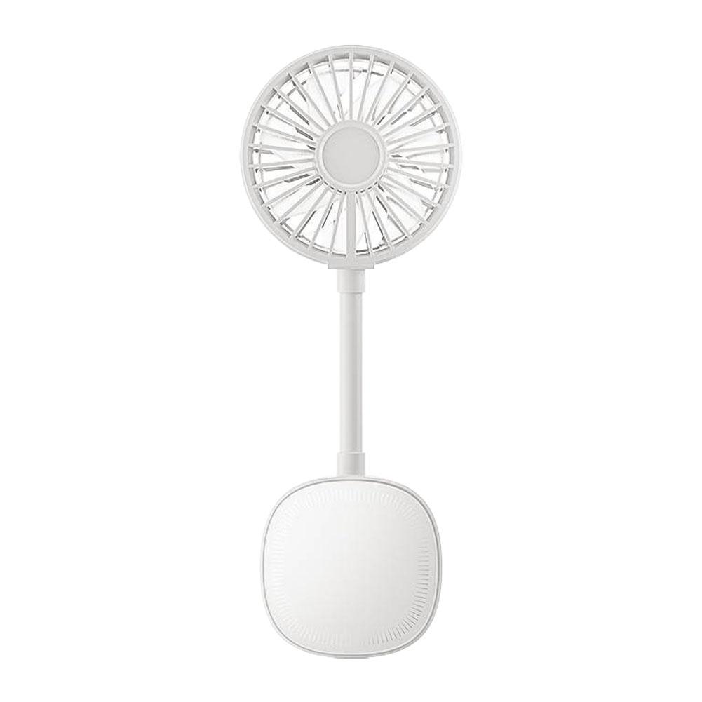 New Mini Magnetic Foldable Cooling Fan Portable Handheld USB Rechargeable Outdoor Gaming Travel Quiet Compact Desk Fan белый