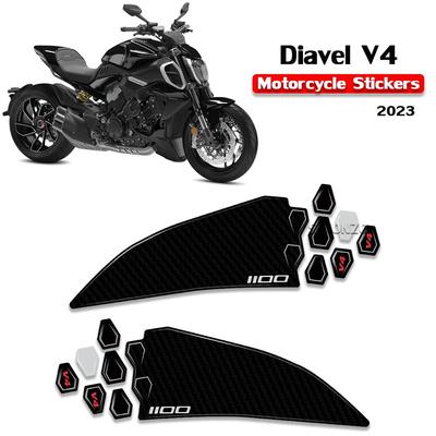 Příslušenství Diavel V4 Sada 3D samolepek Motocyklová podložka na ochranu laku Obtisky pro Ducati Diavel V4 Retrofit Part