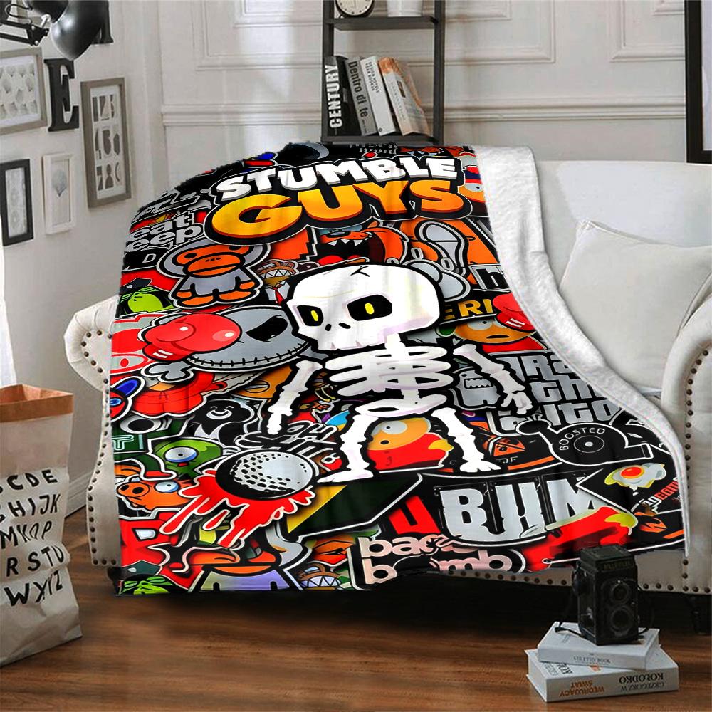 Stumble Guys Blanket Durable Comfort Great for Couch Picnics Seaside for All Occasions Stylish Decor Gifts For Family Or Friends