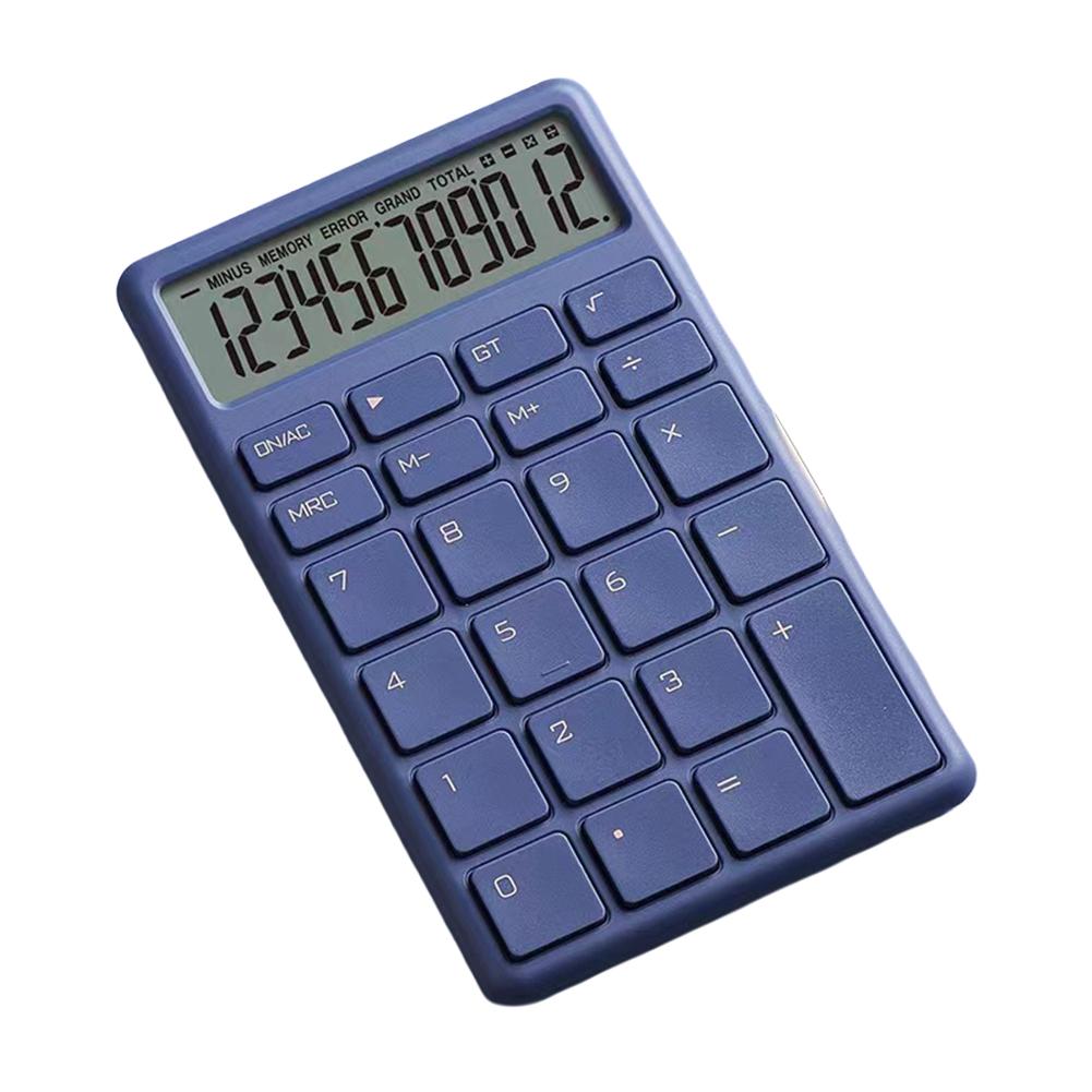Chocolate-Shaped Solid Color Portable Calculator Financial Accounting Calculator Student Office Stationery Supplies