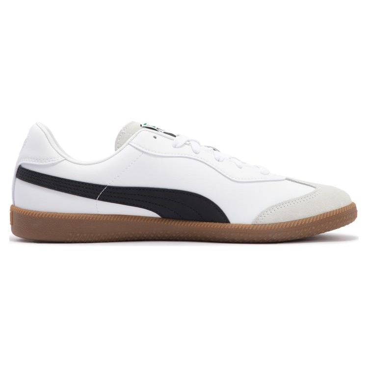 Puma King 21 IT White Black Gum Men Sneakers 106696-02