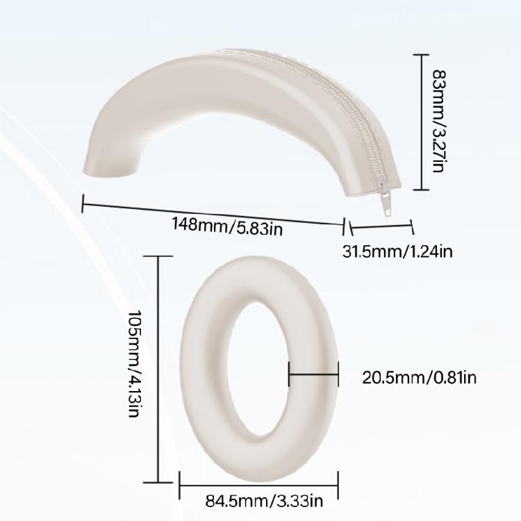 Wymienne silikonowe nauszniki do słuchawek bezprzewodowych QC35/QC45, poduszki na uszy, osłony na uszy, zestaw słuchawkowy kompatybilny z Bluetooth