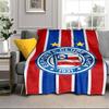 Football Club Emblem Blanket Flannel Blanket for bed, sofa, Camping, Hiking, Picnic Essentials, gift for family Fan gifts