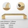 European Luxury Diamond Crystal Handle Bright Gold Zinc Alloy Kitchen Cabinet Knob and Handles Drawer Knobs Hardware