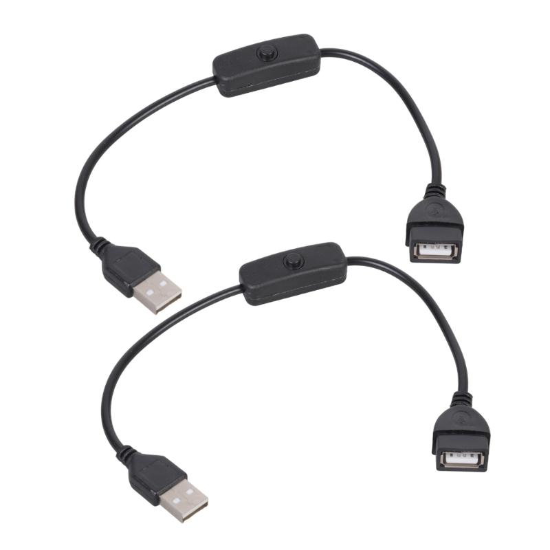 

Durability USB Power Cable USB Switcher Cable With Built In Switcher For Cooling Fans Blowers LED Lights 5V2A Charging чорний