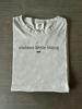 Wo T Shirt Non Violence Vs Violence Violent Little Thing Letter Print Short Sleeve Crewneck Printed