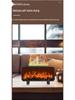 2025 Fireplace Flame Humidifier & Aroma Diffuser with Automatic Spray and Atmosphere Light for Home & Bedroom