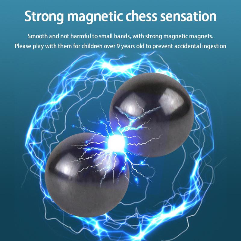 Magnetic Effect Chess Set Battle Chess Educational Checkers Game Portable Chess Board Toys Party Supplies For Family Gathering