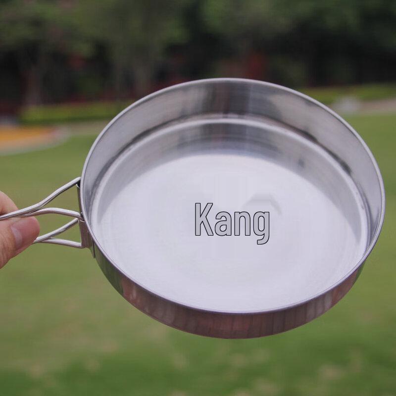 Portable Stainless Steel Mini Frying Pan 14.8cm x 14.8cm x 3cm
