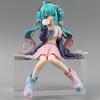 Hatsune Figures Hand-made 14cm Sitting Posture Hatsune Cute Miku Sailor Clothes Anime Beautiful Girls PVC Model Decorations
