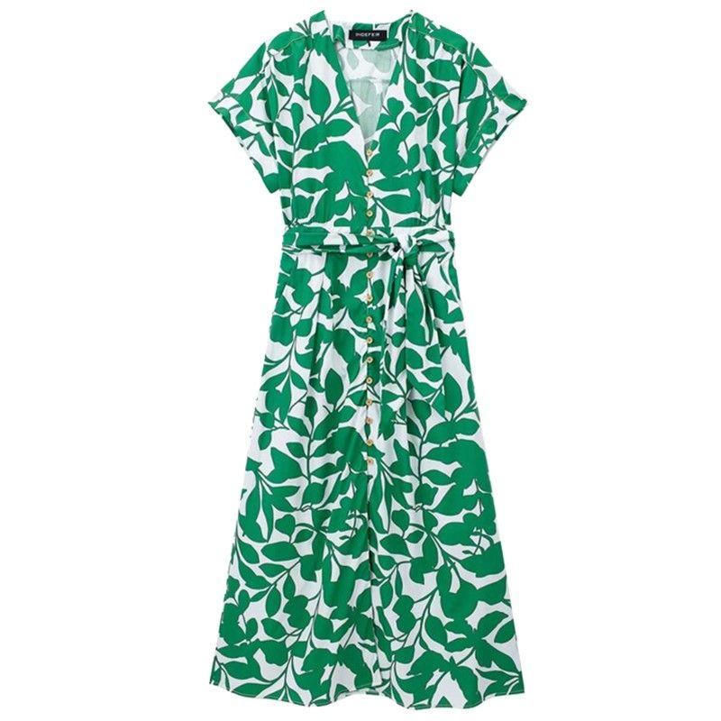 

Модный стиль 2024 Лето Новая женская одежда Стильное элегантное платье на каждый случай 8372109 131 Green XS