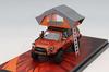 FREESTYLE Gaincorp Products Scale Toyota 4Runner Widebody Overland DiecastTalk Custom Inferno Orange Finished Model 1/64 (clean) DTG0018-OR