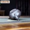 290ml Boutique Yixing Purple Clay Teapots Handmade Laughing Sakura Pot Raw Ore Antique Red Mud Tea Brewing Kettle Zisha Tea Set