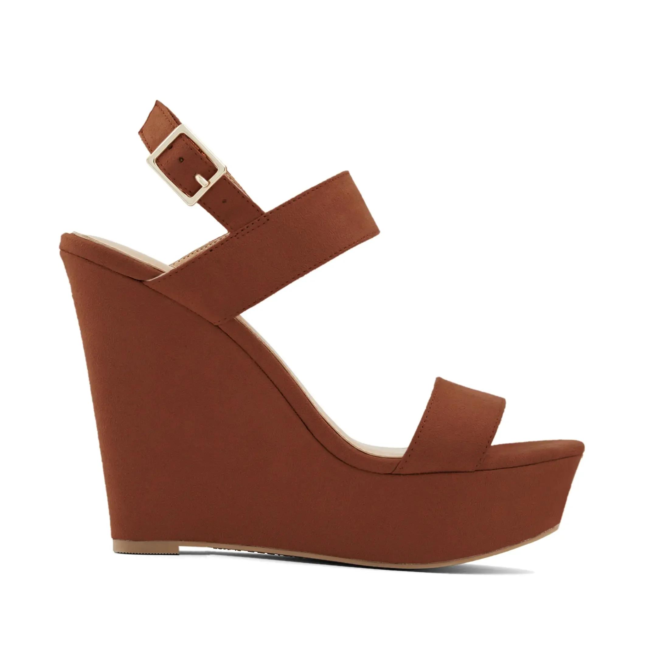 

Женские босоножки с открытым носком, ремешком на щиколотке, на платформе, на танкетке, на высоком каблуке, супергладиаторские женские туфли с пряжкой, летние туфли для вечеринок, большой размер 35