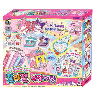 [Mimi World Official] Sanrio Characters Color Gel Friendship Schlüsselanhänger, beliebtes koreanisches Charakterspielzeug