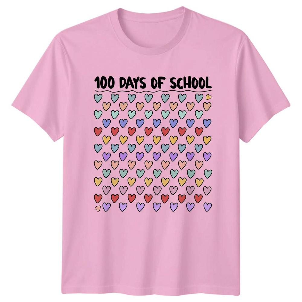 100 Days Of School TShirt Celebration Teacher Student