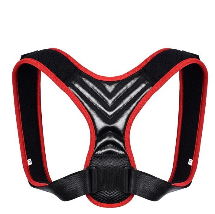 Custom Logo Adjustable Upper Back Support Correction Belt Clavicle Shoulder Back Brace Posture Corrector for Men and Women