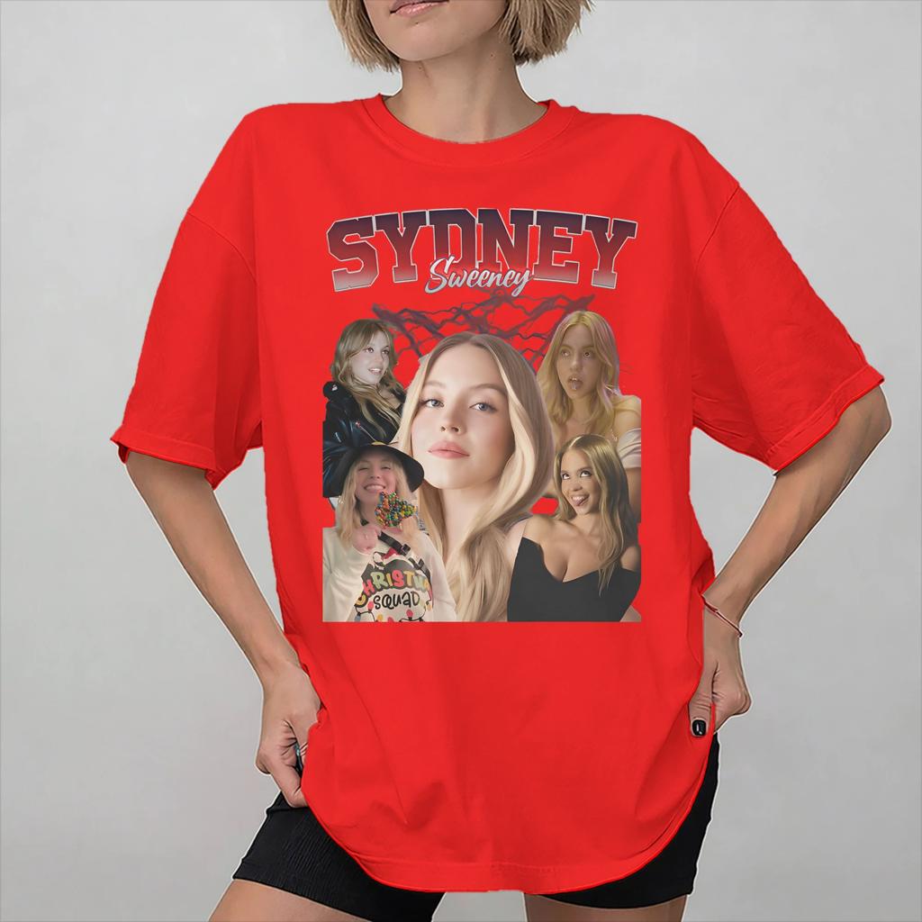 Cassie Howard Sydney Sweeney Accessories Unisex T Shirts Cotton Tee New Arrival Tops Tshirt