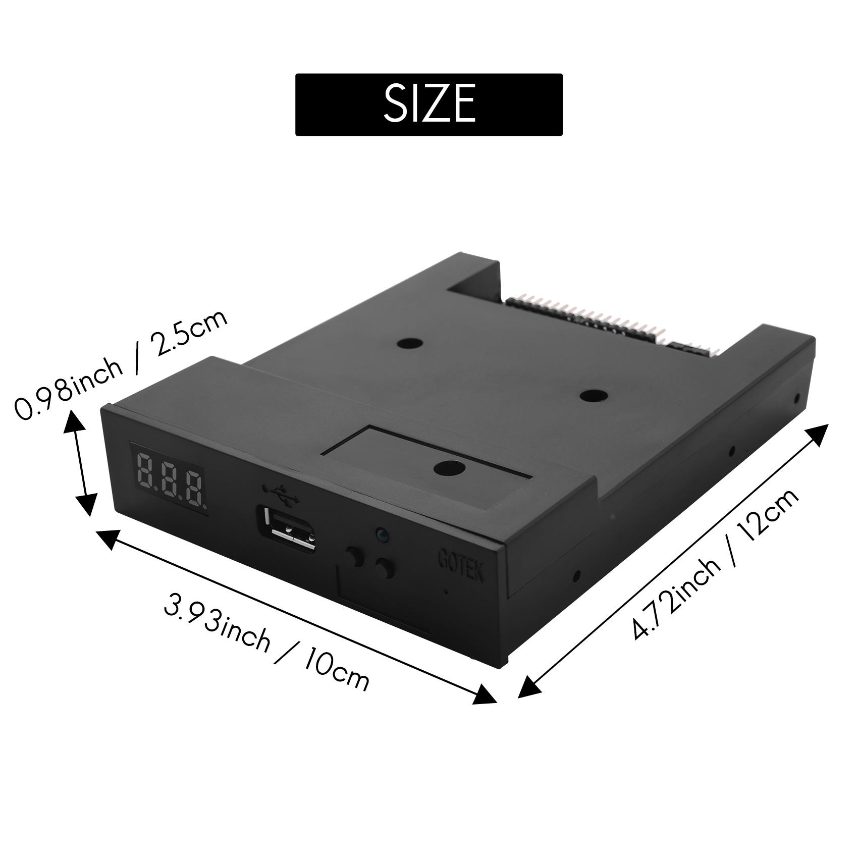 SFR1M44-U100K Черный 3,5-дюймовый 1,44 МБ USB SSD ЭМУЛЯТОР ФЛОППИ-ДИСКОВОДА для электронного синтезатора KORG GOTEK China Mainland