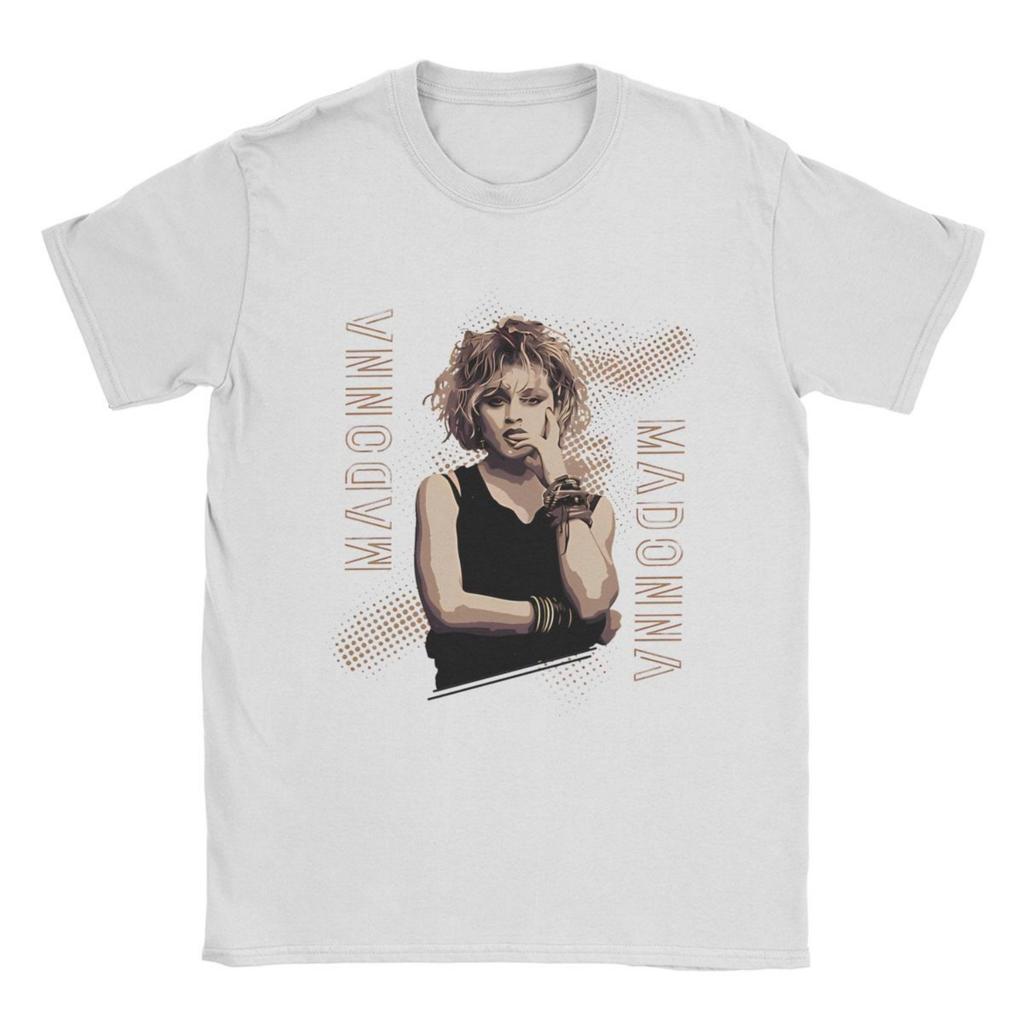 Men Women Madonna Music Vintage Pop Singer T-Shirt Apparel Awesome Summer T Shirts Top Tee Clothes Summer