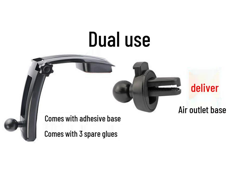 Gravity Sensing Car Phone Holder - Cute, Non-blocking, Multi-functional Cartoon Design for Vehicles