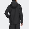 Adidas Fashion Casual Retro Striped Logo Jacket Unisex Jacket Black JM9017
