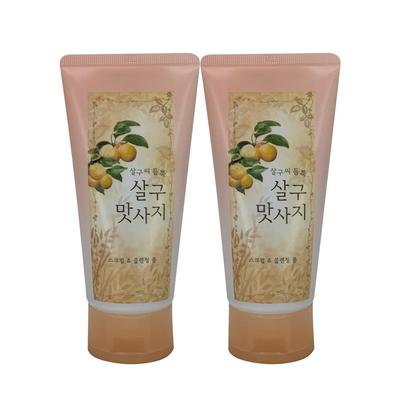 Debon Apricot Massage Scrub & Cleansing Foam 120g, 2 Stück