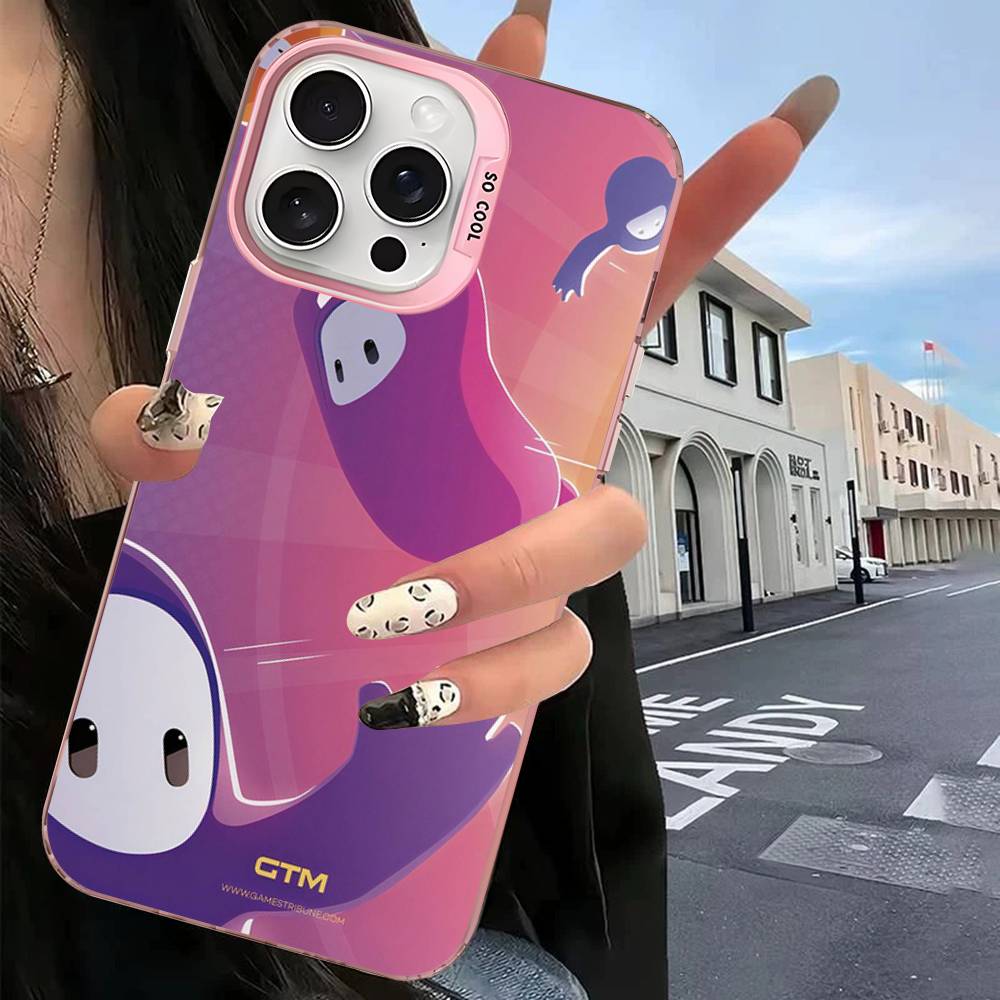 F-Fall G-Guys Game Phone Case For iPhone 17 16 15 14 13 MAX Matte Shockproof Back Anti Fall Matte Cover