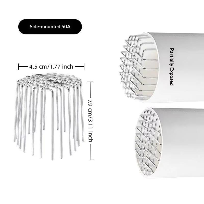 PVC Vent Pipe Cap Stainless Steel Anti-Rodent Bird Guard Grid Fast Exhaust Vent Cover for Indoor Garage Vent Duct