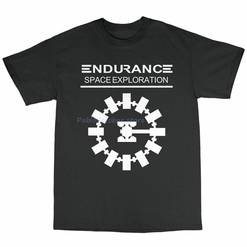 Футболка для исследования космоса Endurance 100% Хлопок Кристофер Нолан Харадзюку Футболка S