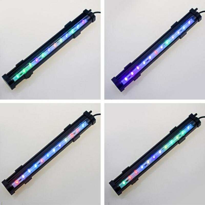 Aquarium Lights For Fish Tank Underwater LED Light With 7 Colors Waterproof Aquarium Lamp For Freshwater Saltwater Betta Fish
