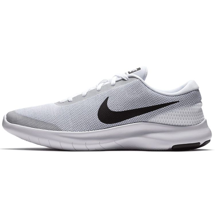 Nike Flex Experience RN 7 White Black Men Sneakers Wolf-Grey 908985-100 47.5