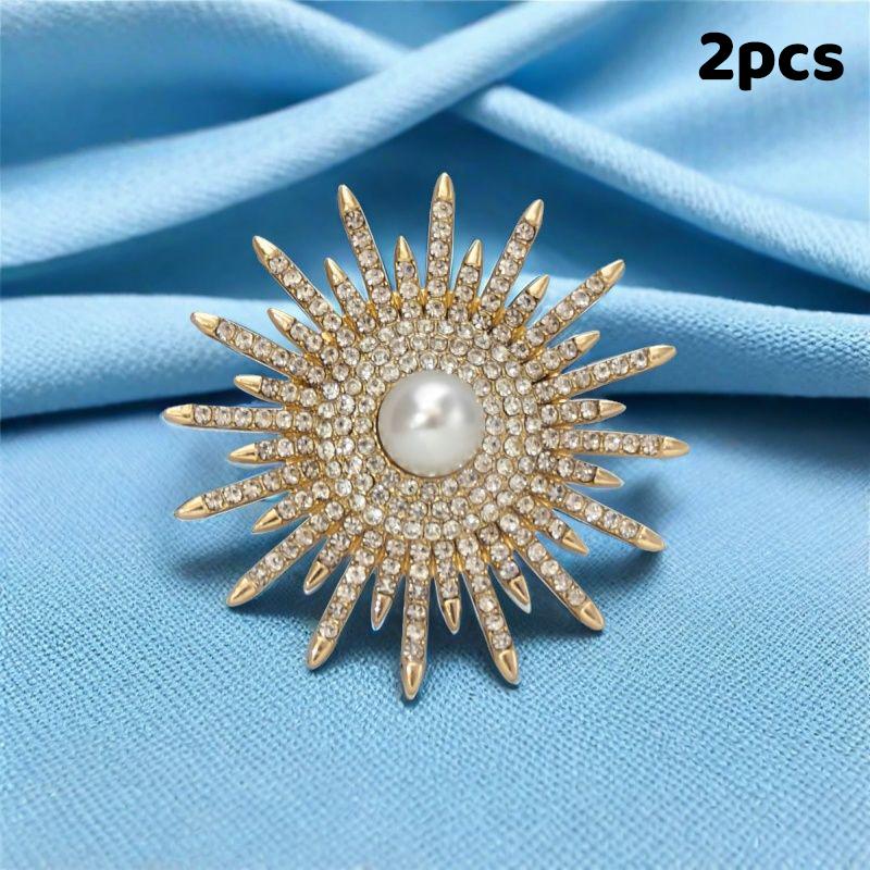 Gorgeous Luxury Sunflower Brooch Retro Personalized Pin Party Romantic Jewelry Accessories Charm Trendy Gift Unique