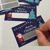 50 Pcs Santa and Tree Designs Holiday Reward Tickets Opaque Coating Raffle Ticket  Party Games